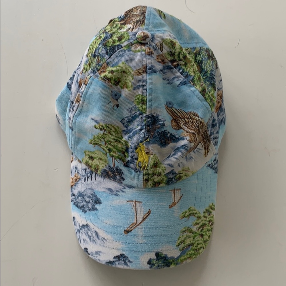 Ralph Lauren Polo Hat/Cap scenic Landscape.